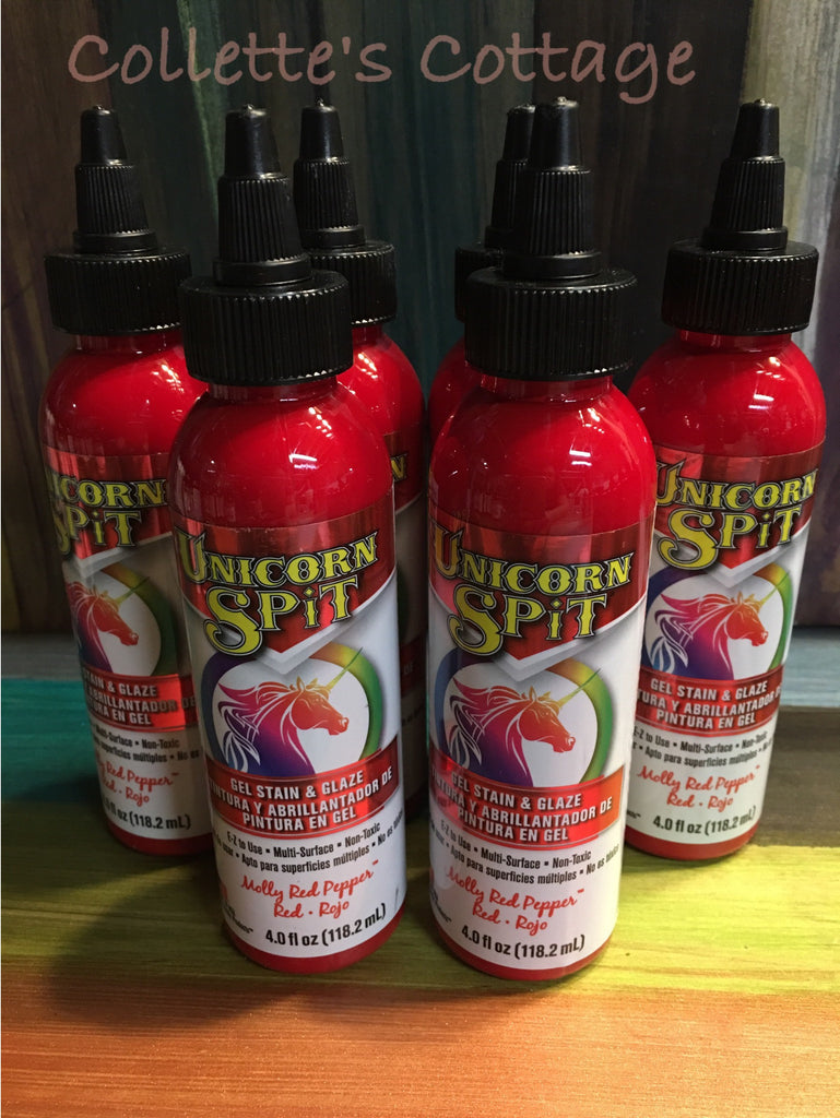 NEW! Unicorn SPiT SPARKLiNG STAiN - 4 and 8 oz. – Collette's Cottage