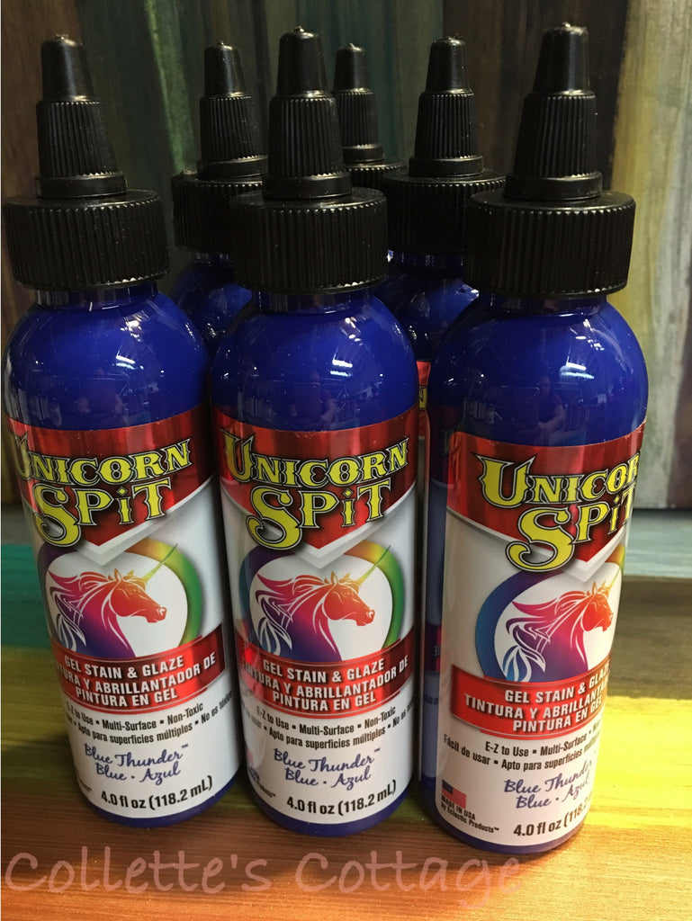 Reviews for Unicorn SPiT 4 fl. oz. Blue Thunder Gel Stain and Glaze Bottle