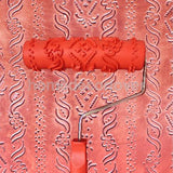 7" Decorative Embossing Roller with Handle