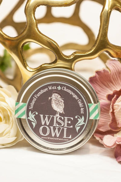 Wise Owl Metallic Natural Furniture Wax
