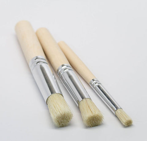 Stencil Brush Set, set of 3
