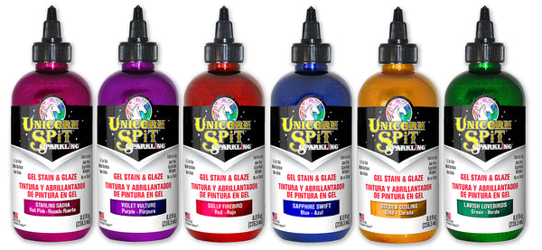 NEW! Unicorn SPiT SPARKLiNG STAiN - 4 and 8 oz. – Collette's Cottage
